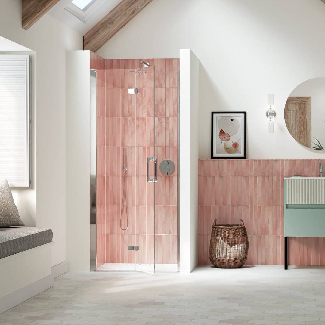 i7 Frameless Bifold Door 900mm OPEN