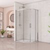 i9 Two Door Offset Sliding Quadrant - Chrome