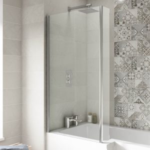 6mm L-Shaped Bathscreen